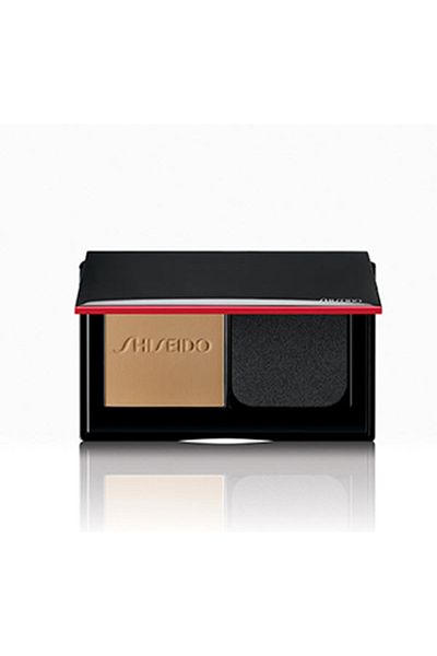 Shiseido Synchro Skin Self Refreshing Custom Finish Powder Fd 340 -24 Hours Durable Dual Use Features