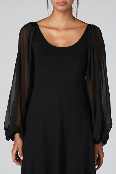 Quincey Kolu Tül Detay Elbise