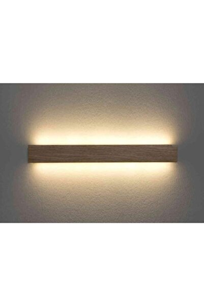 Zanaat Led Aydınlatma Ahşap Çift Yönlü Aplik Bar Dekor Led Meşe