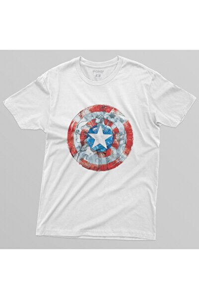 Crazy Ανδρικό T-Shirt Captain America Icon 1