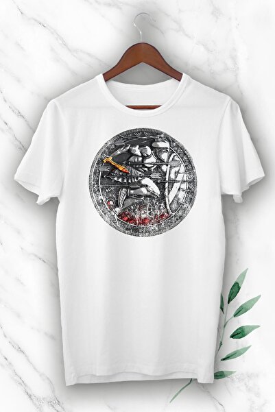 perseusshopping Μπλουζάκι Unisex με στάμπα με φιγούρα πολεμιστή μυθολογίας σε...