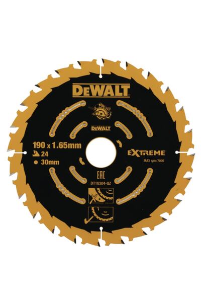 Dewalt Extreme Ahşap Kesim Daire Testere Bıçağı 190 mm- Dt10304