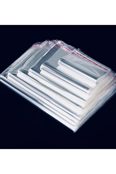 Nakipack كيس جيلاتين شفاف 35 × 45 + 5 سم - كيس لاصق - 100 قطعة