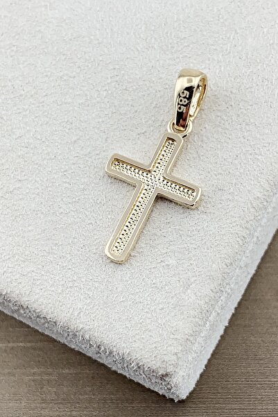 Seda Mücevherat Unisex Altın Haç Kolye Ucu
