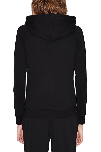 Armani Exchange Women's Hooded Cotton Zippered Sweatshirt