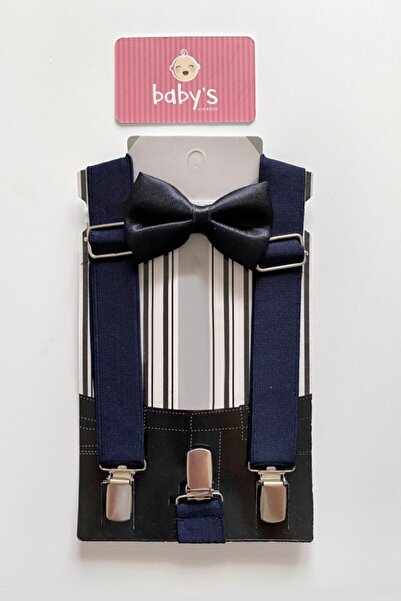 Babys Nur Erten Erkek Bebek Ve Çocuk Pantolon Papyon Askı Seti