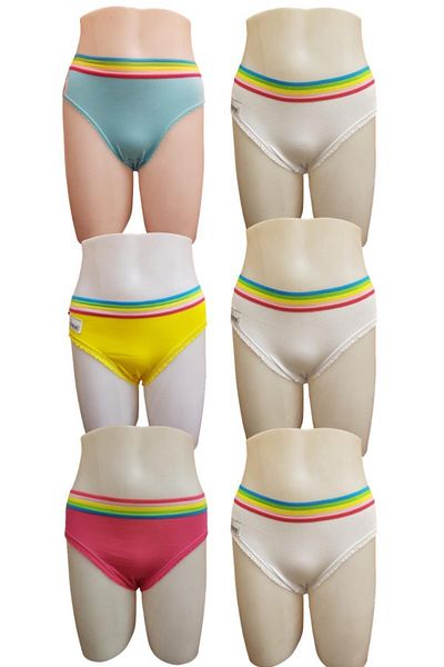 Tutku Pachet de 6 bikini pentru femei, culori mixte