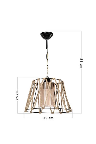 Modelight Gezegen Tekli Optik Bal Camlı Avize