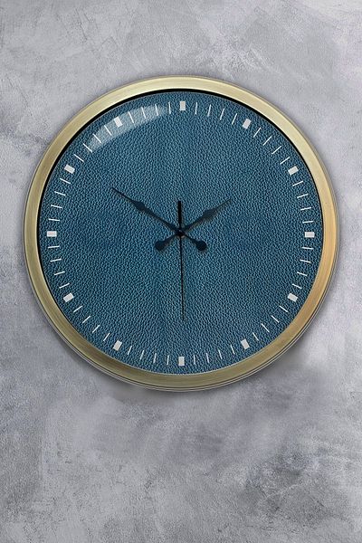 Kasva Concept Gift 40 Cm Tumbled Metal Cool Wall Clock