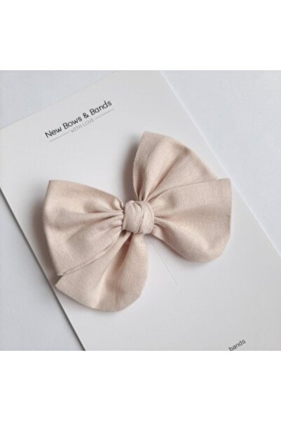 NEW BOWS BANDS Girl And Baby Beige Buckle