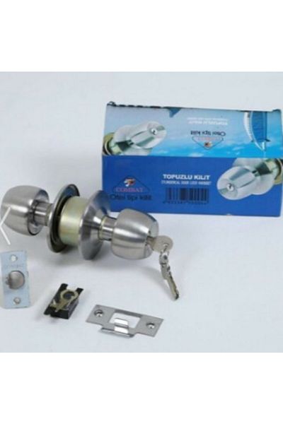 POLATNALBUR Combat Knob Door Handle Lock Hotel Type Door Handle Lock WC Bathroom