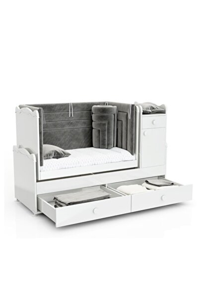 Afilli Büyüyen Beşik Başlıklı Beyaz