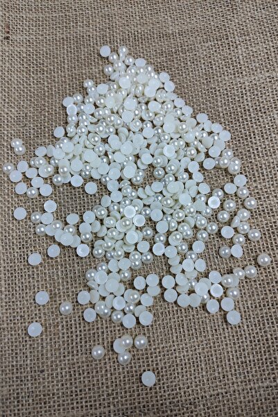 platin hediyelik 100 جرام 8 ملم لون كريمي نصف لؤلؤ