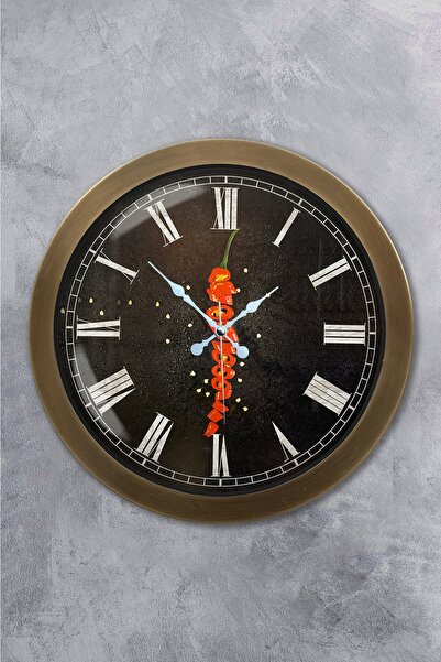 Platin Saat ساعة حائط مطبخ معدنية انتيك 36 سم