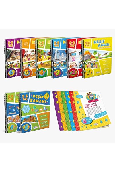 DOKU AES OKUL ÖNCESİ Keşif Adası Eğitim Seti 60-72 Ay