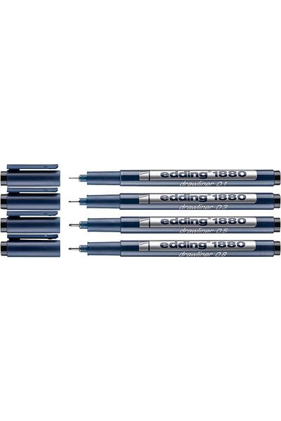 Edding 1880 Technical Drawing Pen Set of 42