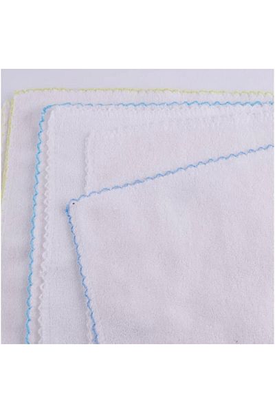 Minidamla 6-Piece Combed Cotton Mouth Cloth + 6-Piece Sweat Towel (Set of 2)