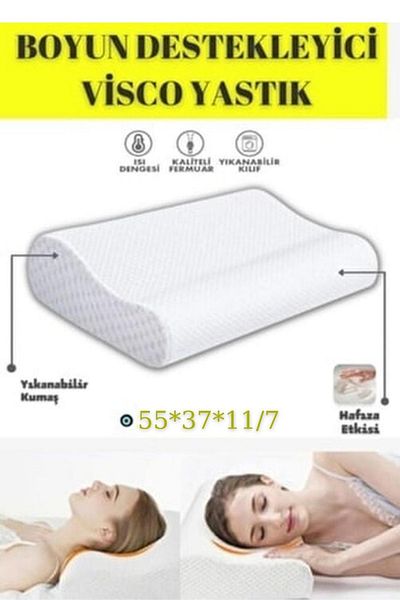 Viscomina Visco Neck Pillow Suport pentru gât Visco Pillow Pernă ortopedică pentru gât