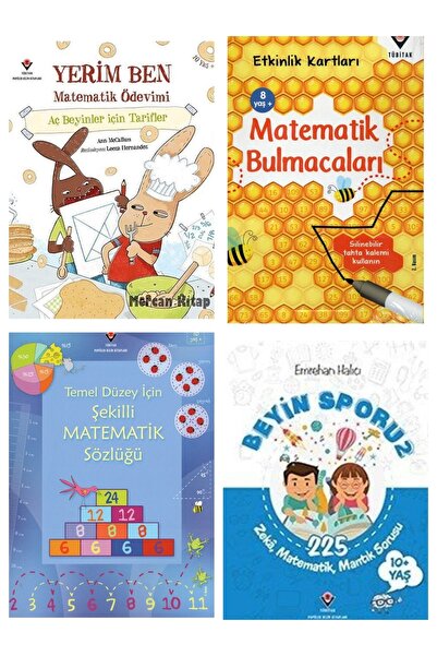 Tübitak Yayınları كتب الرياضيات سلسلة 4 كتاب العمر 10+