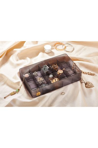 Bayev Lv 245 15 Compartment Jewelry Box Organizer Engravat And Watch Box