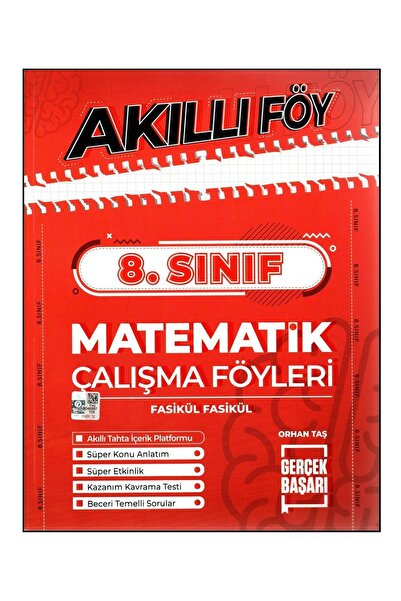 Teas Press Yayınları Gerçek Başarı 8. Sınıf Matematik Çalışma Föyleri Fasikül...