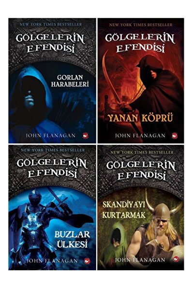 Beyaz Balina Yayınları Gölgelerin Efendisi 1-2-3-4. Kitaplar Set - John Flanagan