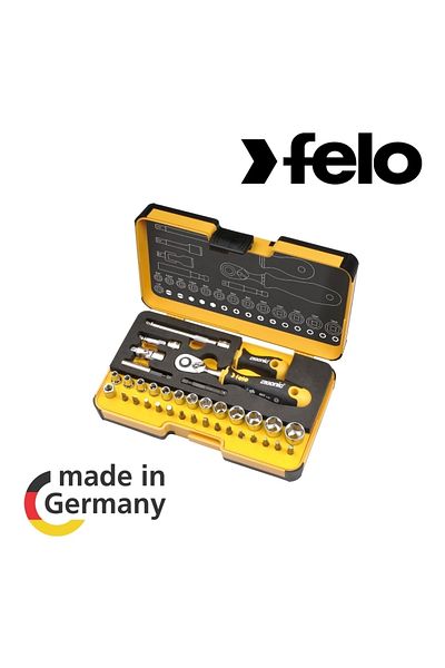 NWS Felo Ergonomic Smart - 39 Piece German Made Socket Set 1/4
