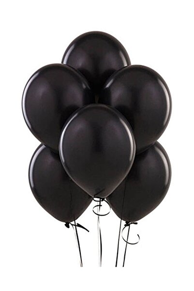 Party City 30 قطعة بالون أسود باستيل