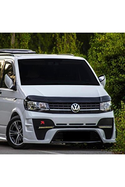MKG Vw Transporter T6 2015 - 2019 Ön Kaput Koruyucu Rüzgarlığı Piano Black 3....