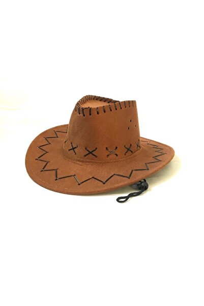 salarticaret Çocuk Kovboy Şapkası Ipli Kovboy Şapkası Garson Boy