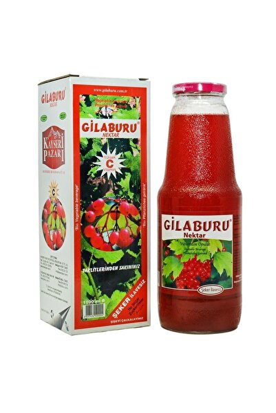 Güven Bitkisel Kayseri Pazarı Gilaburu Suyu 1 lt X 6 Adet Şeker Ilavesiz