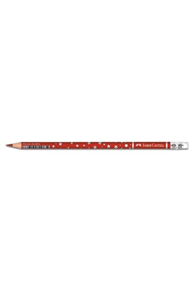 Faber Castell قلم رصاص فابر كاستل باللون الأحمر مع ممحاة نجمة 12 قطعة 113 145...