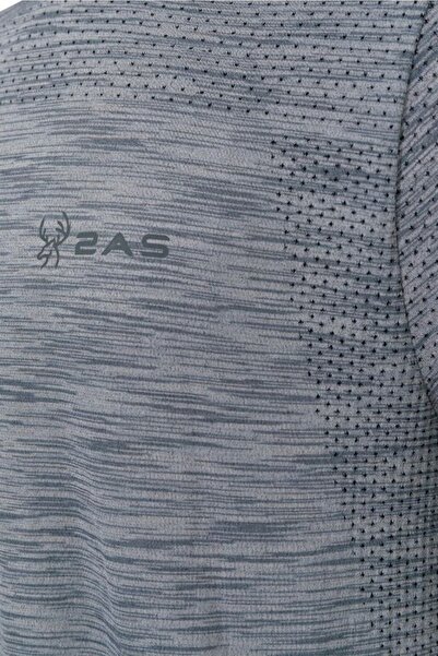 2AS Tigo Seamless Erkek Kısa Kollu Tişört Gri