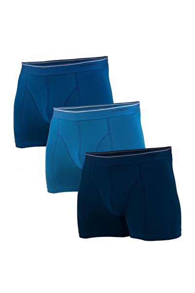 Blackspade Ανδρικά Boxers 3 Pack Tender Cotton 9673 Navy Blue Denim