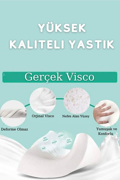 Viscomina Visco Neck Pillow Suport pentru gât Visco Pillow Pernă ortopedică pentru gât