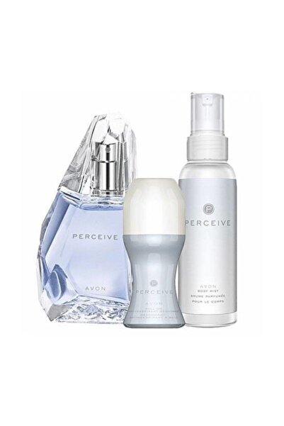 AVON Perceive 50ml. Edp Kadın Parfüm Vücut Spreyi 100 Ml Ve Rool On