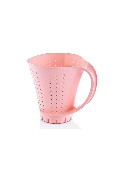 Yetkin Home 2 Pieces of Lentil Washing Apparatus - Plastic Strainer in Jug Shape with Handle