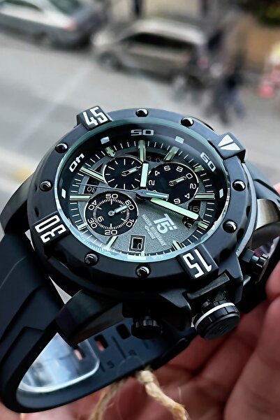 T5 Saat Erkek Kol Saati 3 Atm Su Geçirmez Gri Silikon Kordon Bileklik Hediyeli Cbk566