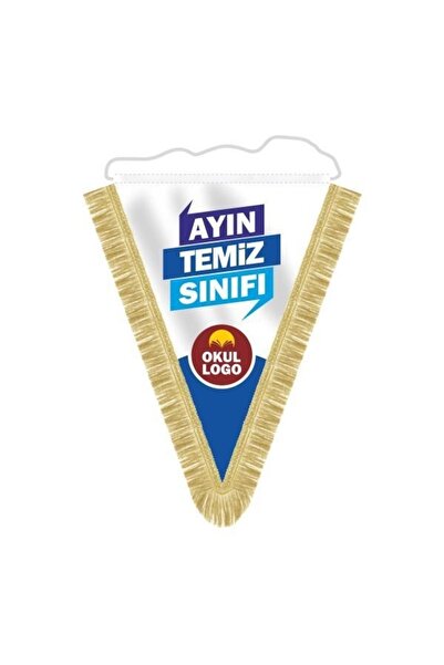 FLAGTURK Ayın Temiz Sınıfı Püsküllü Flama 25x35 Cm