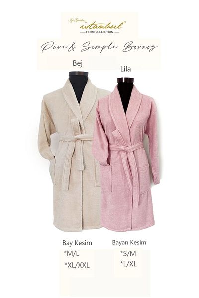 İyi Geceler İstanbul 100% Cotton Bathrobe