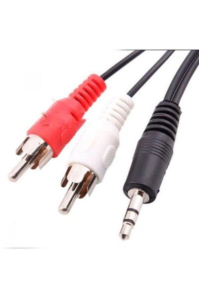 NIVATECH 5 Metre 3.5mm Erkek 2rca Stereo Aux Kablo