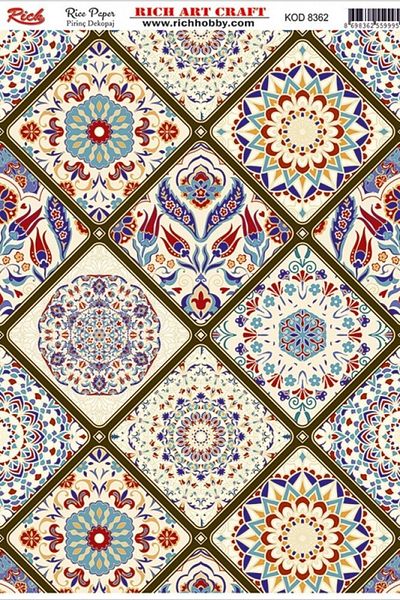 Rich Rice Decoupage Paper Code:8362