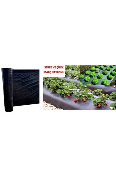 Bizim Yok Yok Uv Katkılı (delikli) 10 Metre Çilek Naylonu-malç Naylonu Eni:130cm 100 Micron