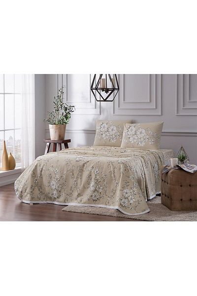 Taç Pique Set Aleda Single Beige