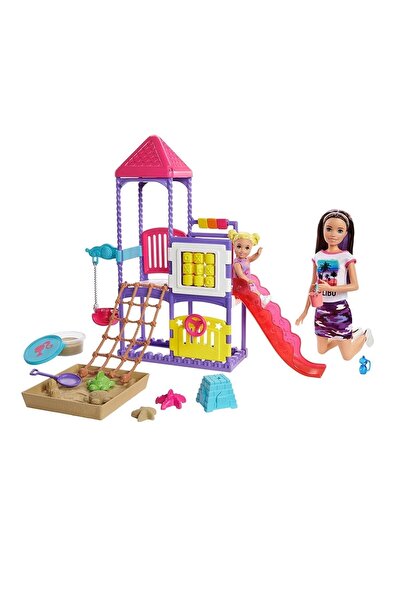 Barbie Bebek Bakıcısı Skipper Parkta Oyun Seti