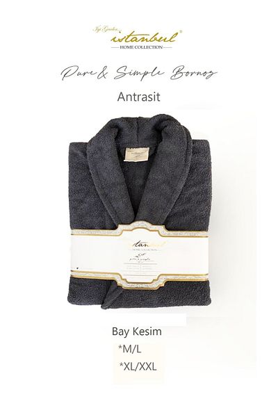 İyi Geceler İstanbul 100% Cotton Bathrobe