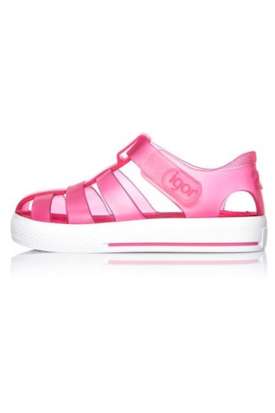 IGOR Children's Fuchsia Star Sandals 20-28 S10171