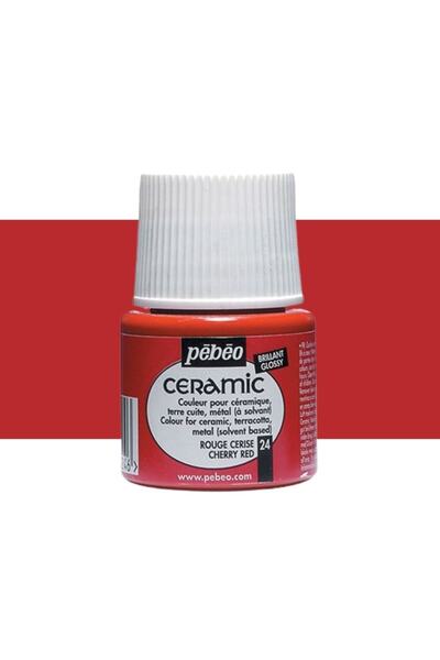 Pebeo Seramik Boyası 45ml Cherry Red 24
