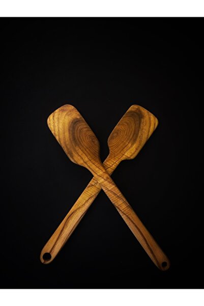 wohkod ملعقة خشب 2 قطعة