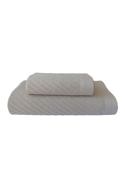 Altınbaşak Rozza Jacquard Σετ Πετσέτες Μπάνιου 2 τεμαχίων - 90x150 cm + 50x90 cm